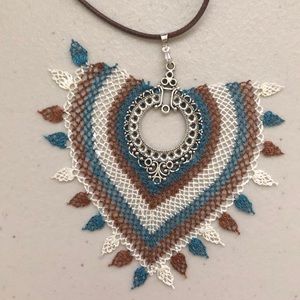 New Handmade necklace,needles work,turkish necklac
